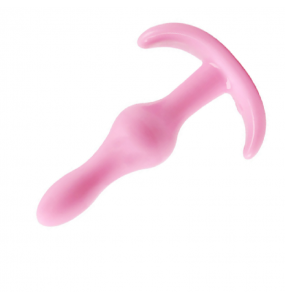 Soft Rubber Anal Plug For Men & Women Multimodels Available (Happy Sailor - Pink)